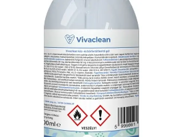 Vivaclean kéz- és bőrfertőtlenítő gél 500 ml